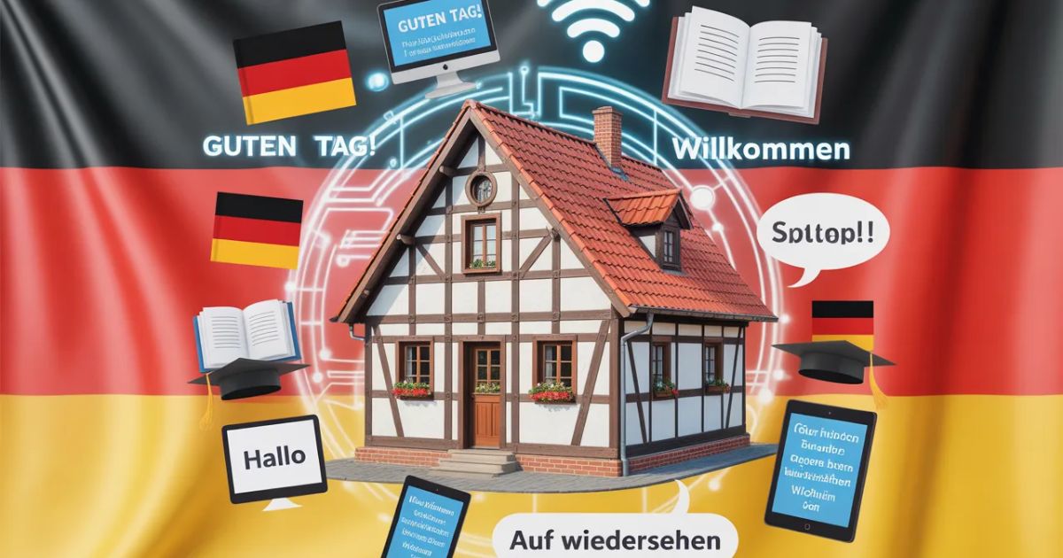 German Language and Culture Foundation Students learning German in a classroom setting with an instructor leading a lesson.