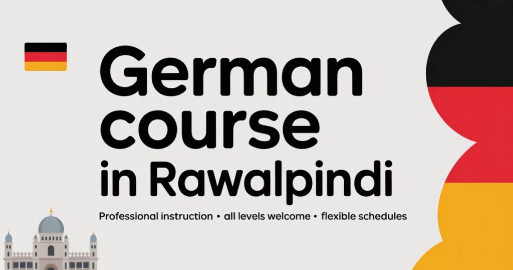 German Course in Rawalpindi students practicing conversation and grammar