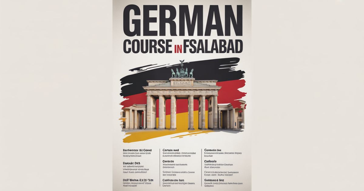 German Course in Faisalabad certificate program for study and work abroad