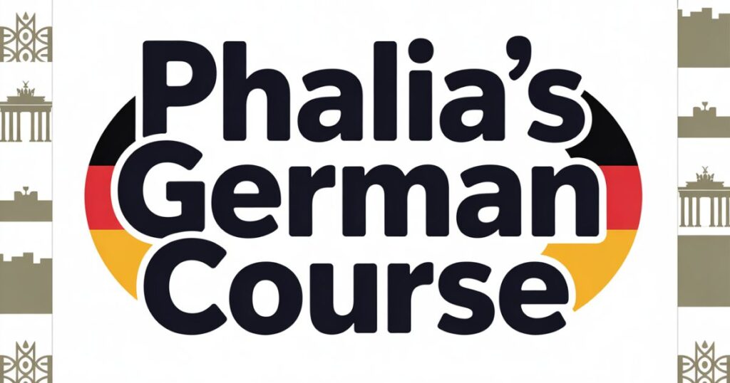 Learn German with Phalia’s German Course