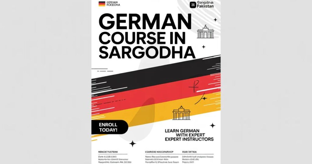 German Course in Sargodha for beginners with structured lessons and expert guidance