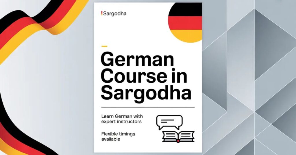 German Course in Sargodha designed for study abroad and international career preparation