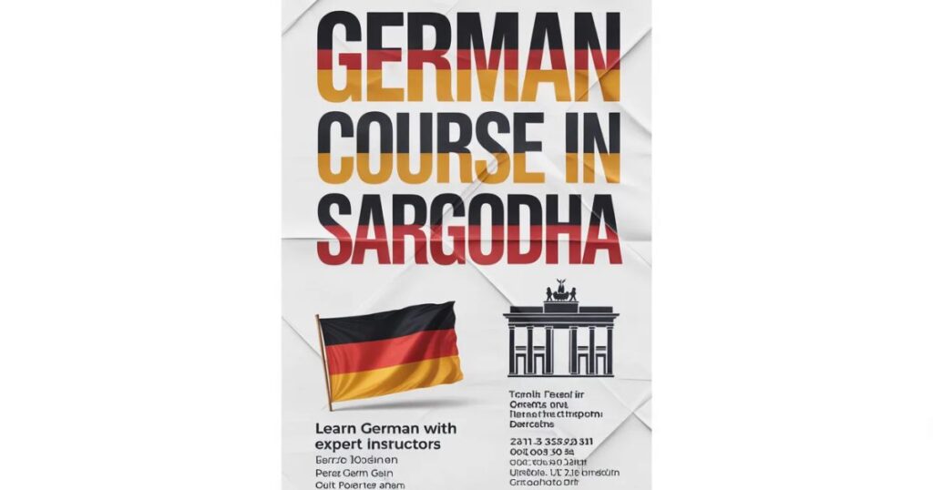 German Course in Sargodha featuring students practicing speaking and communication skills