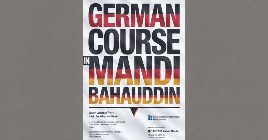 German Course in Mandi Bahauddin students practicing speaking skills